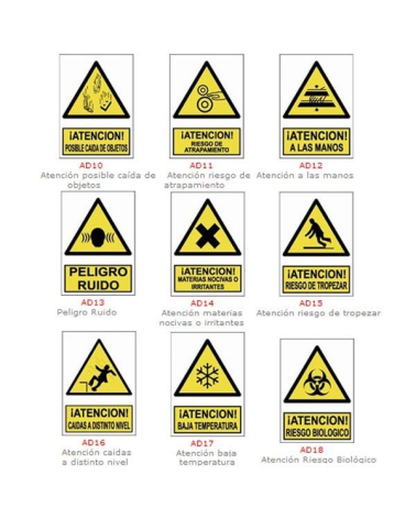 SEÑALES ADVERTENCIA PELIGROS