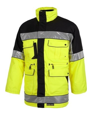PARKA BICOLOR ACOLCHADA MULTIBOLSILLOS