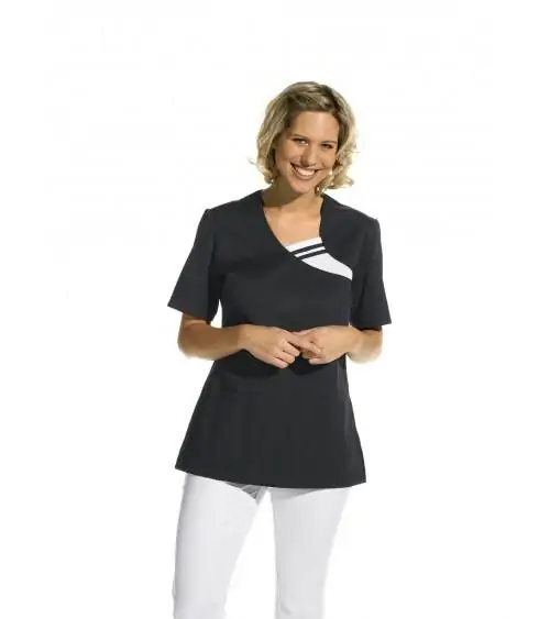 CASACA CERRADA SRA MANGA CORTA NEGRO