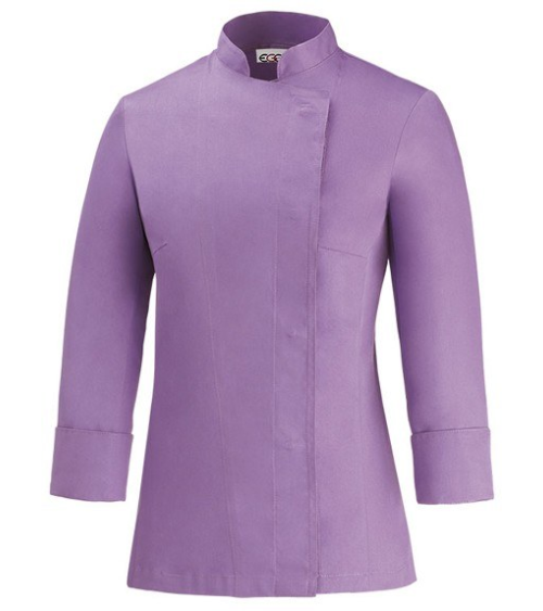 CHAQUETA COCINA ENTALLADA LILA