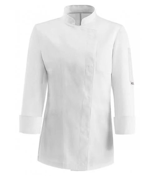 CHAQUETA COCINA ESPALDA COOLMAX BLANCO