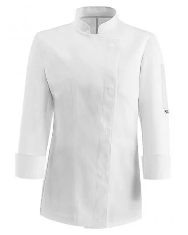 CHAQUETA COCINA ESPALDA COOLMAX BLANCO