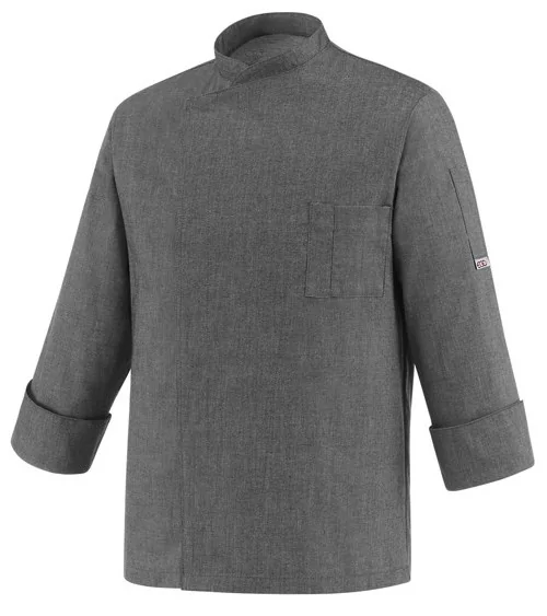 CHAQUETA COCINERO EGOCHEF CHEAP GREY MIX