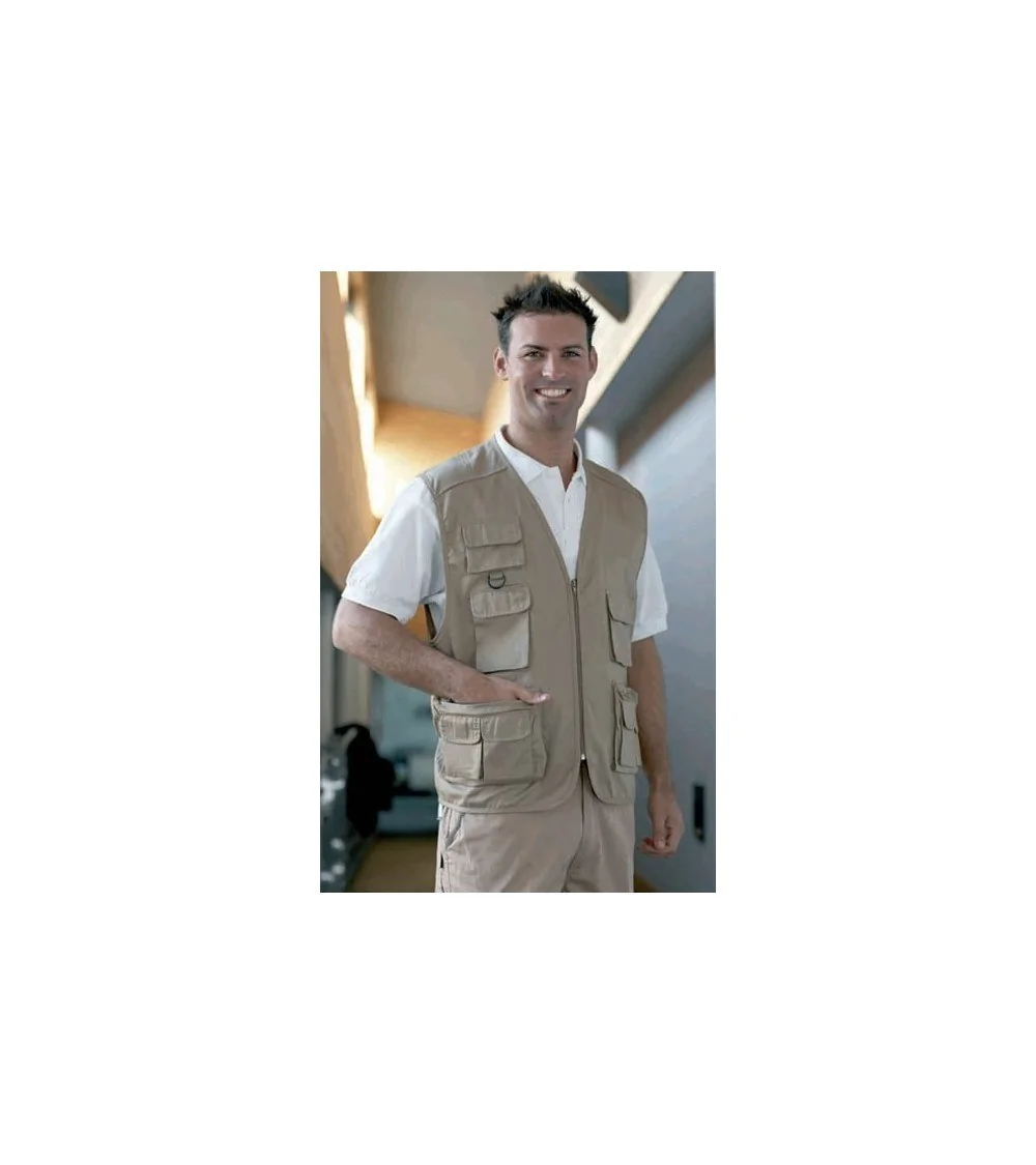 CHALECO MULTIBOLSILLOS VERANO
