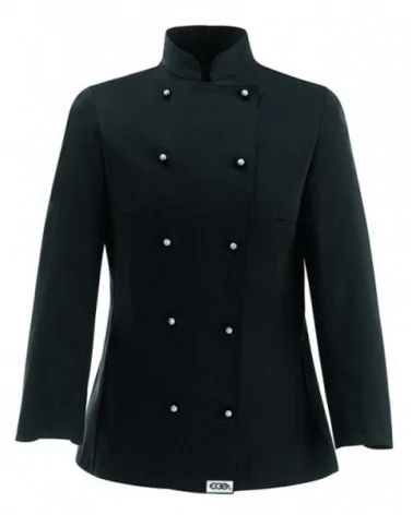 CHAQUETA COCINA ENTALLADA CON BOTONES