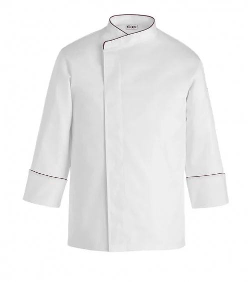 CHAQUETA COCINA CONFORT ALGODÓN CORCHETES