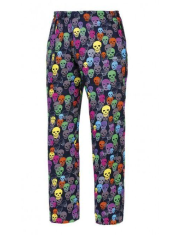 PANTALÓN COCINA ESTAMPADO SKULLS