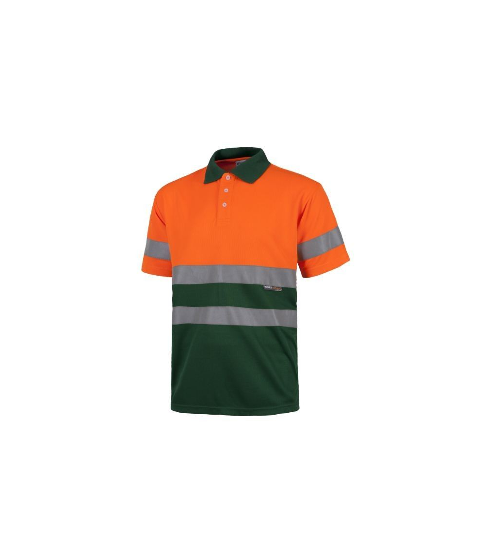 POLO AV BICOLOR MANGA CORTA