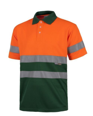 POLO AV BICOLOR MANGA CORTA