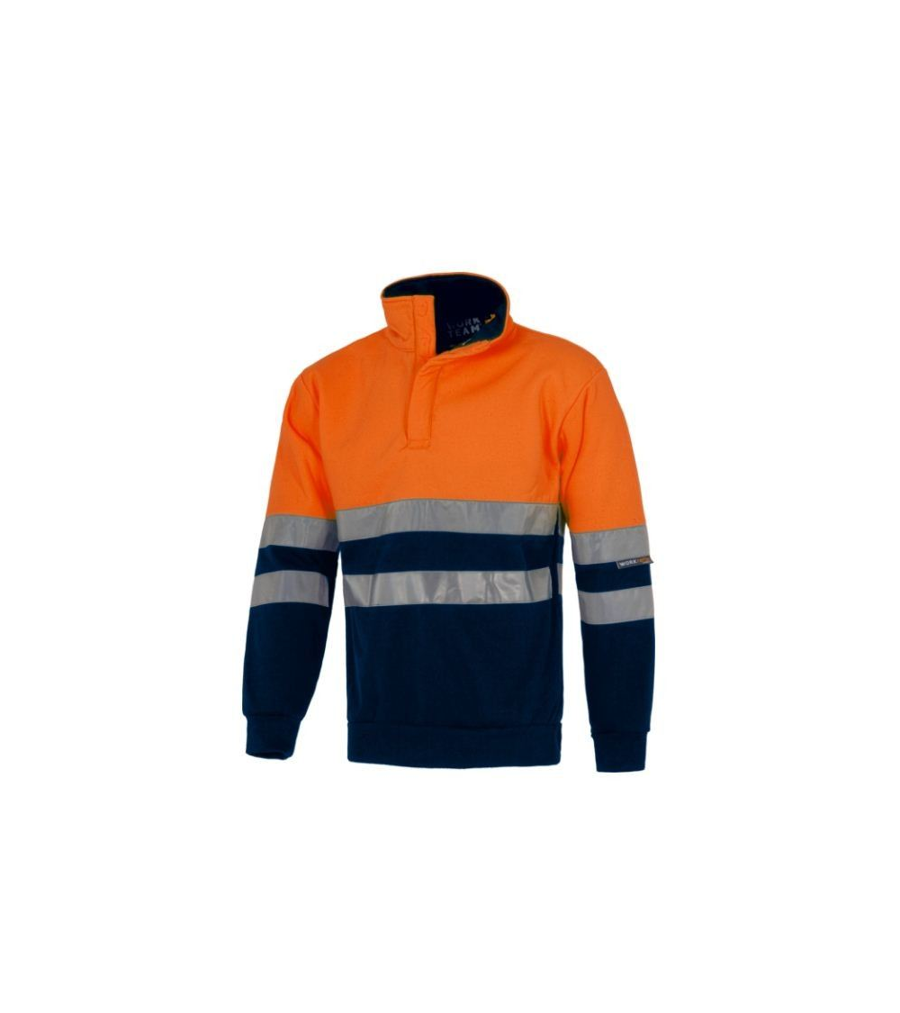 Sesafety Sudadera Con Capucha Con Cremallera De Alta Visibilidad, Sudadera De Seguridad Reflectante Clase 3 Con Parte Inferior Negra, Chaqueta De Alta Visibilidad Para Hombre