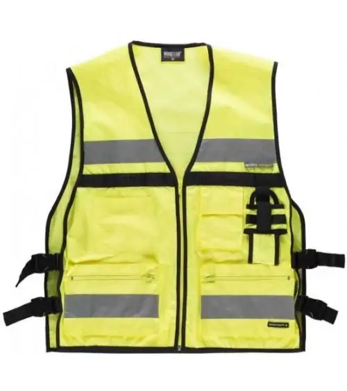 CHALECO MULTIBOLSILLOS ALTA VISIBILIDAD AMARILLO