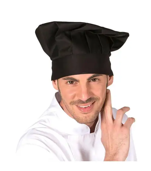 Gorro Cocinero Colores Negro