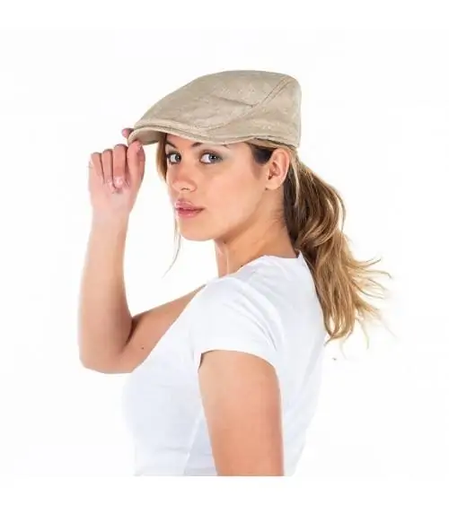 Gorra Microfibra Beige