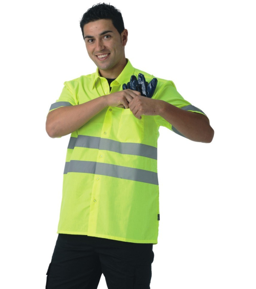CAMISA ALTA VISIBILIDAD MANGA CORTA