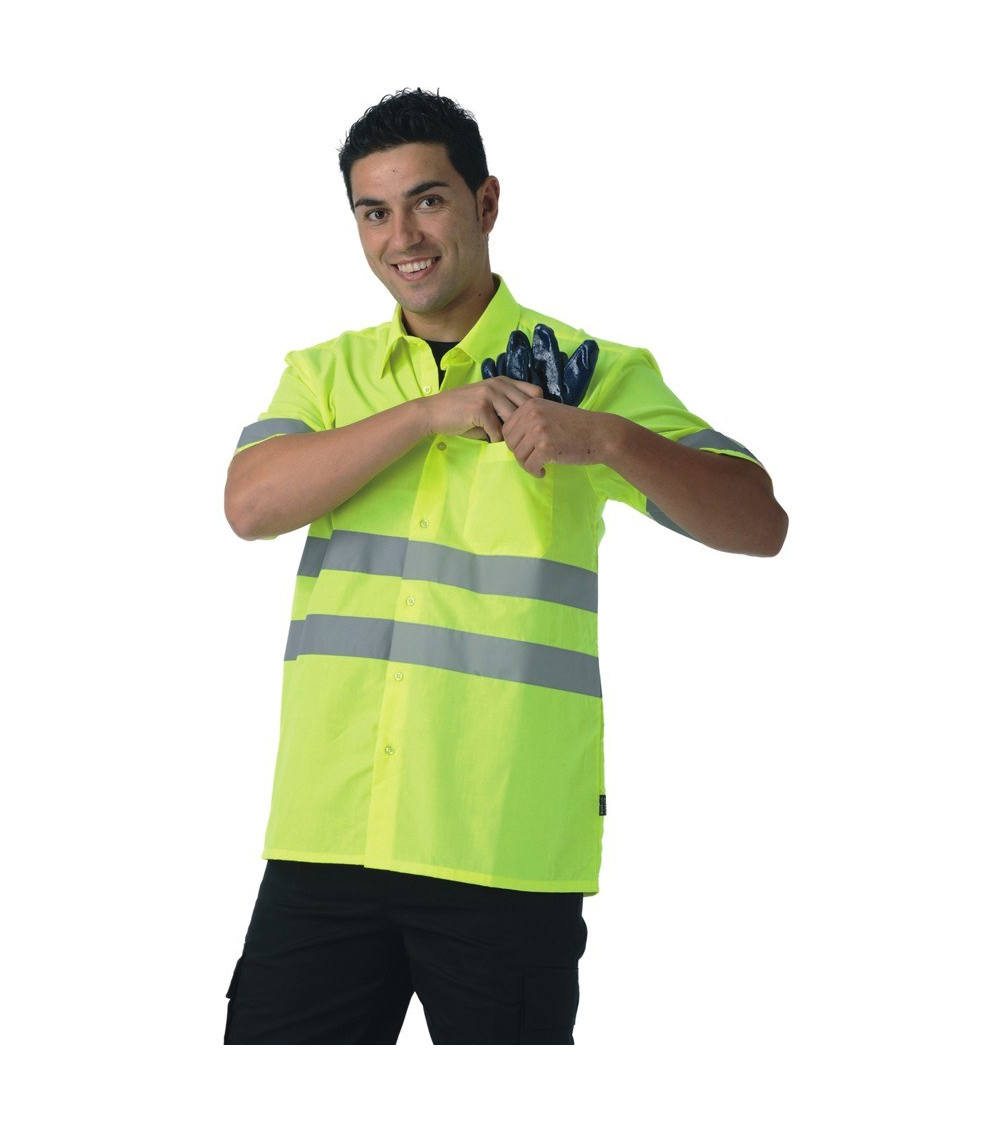CAMISA ALTA VISIBILIDAD MANGA CORTA