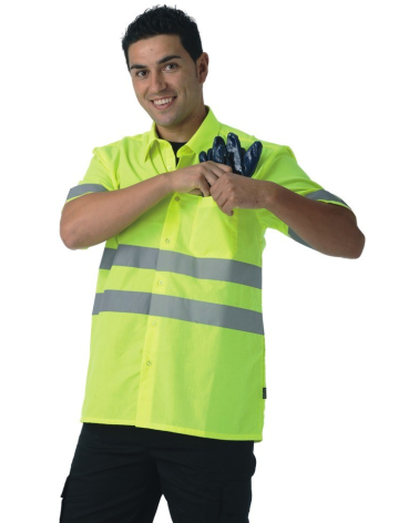CAMISA ALTA VISIBILIDAD MANGA CORTA