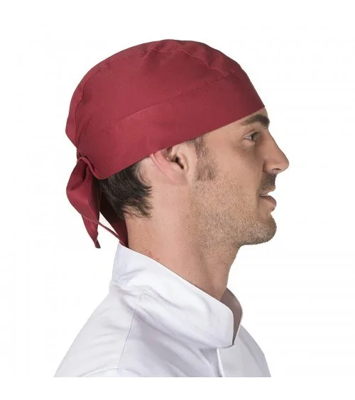 Gorro Pirata Colores Burdeo Tejano