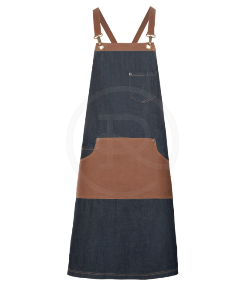 Delantal Peto Algodón Indigo
