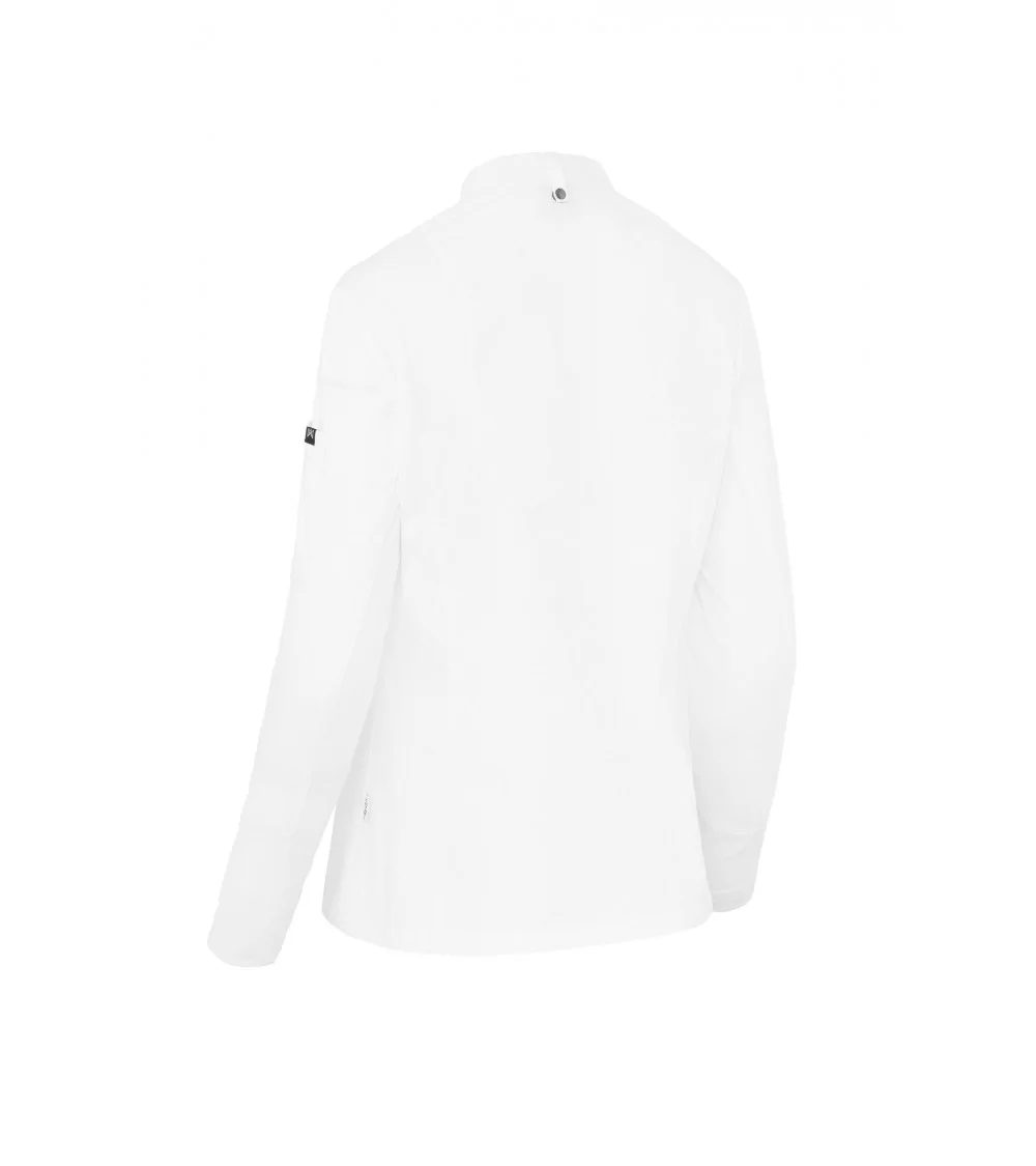 CHAQUETA COCINA FIT BLANCA FRENTE