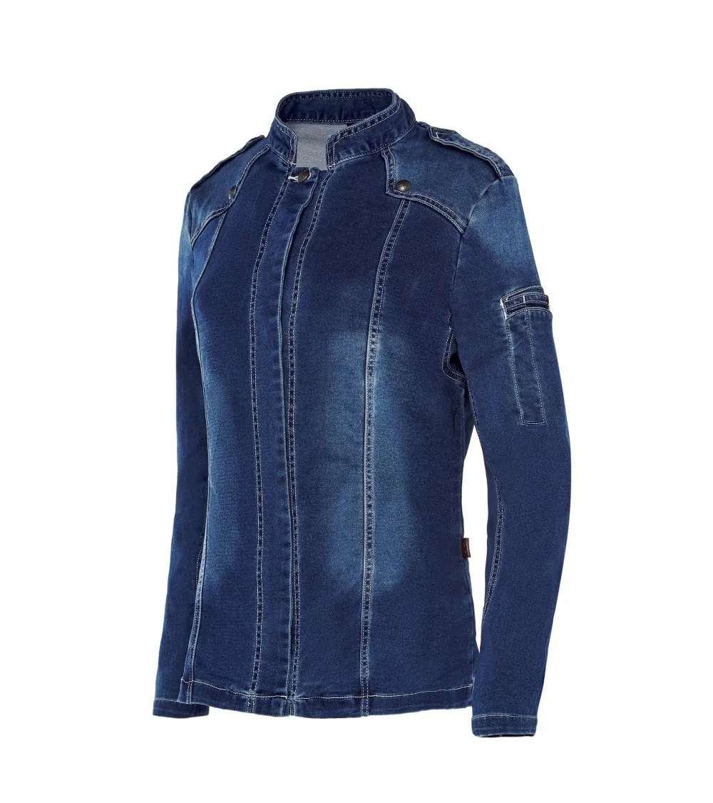CHAQUETA COCINA MUJER DENIM MODELO
