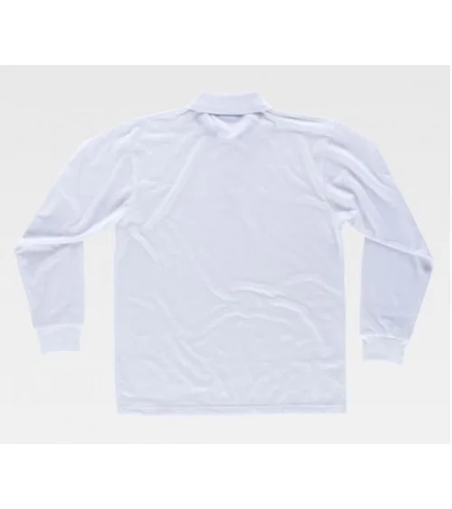 POLO ANTIBACTERIANO BLANCO FRENTE