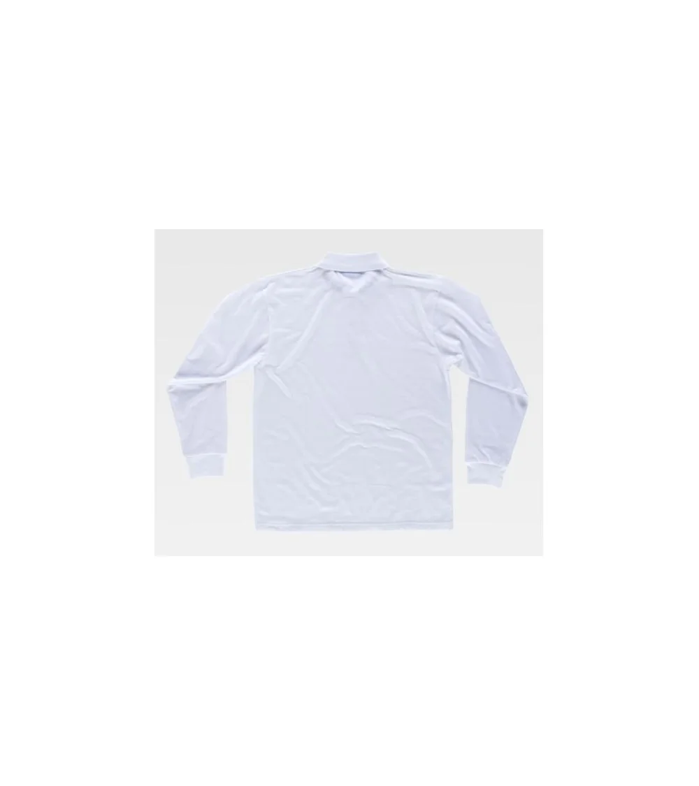 POLO ANTIBACTERIANO BLANCO FRENTE