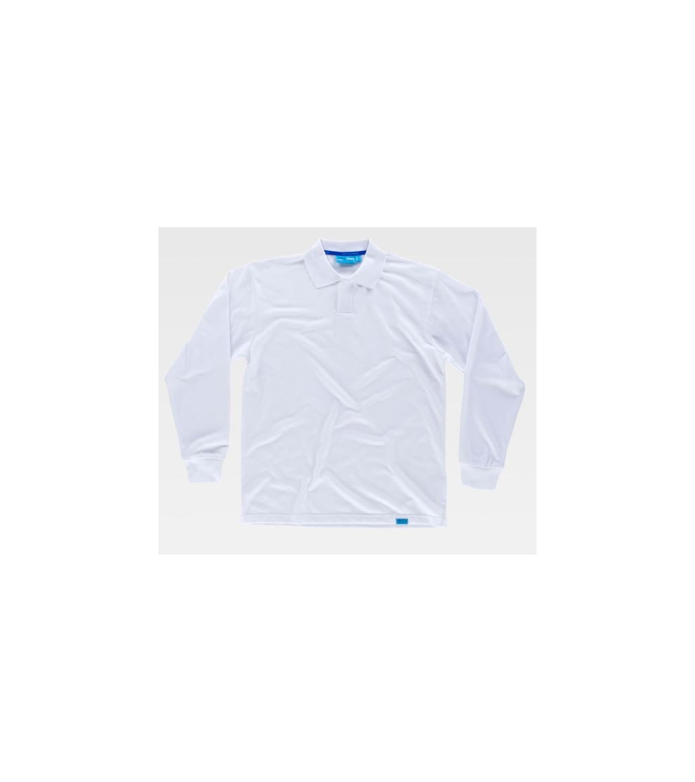 POLO ANTIBACTERIANO BLANCO FRENTE
