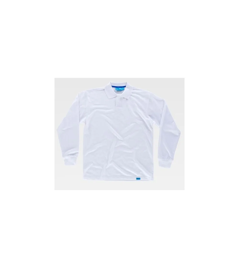 POLO ANTIBACTERIANO BLANCO FRENTE