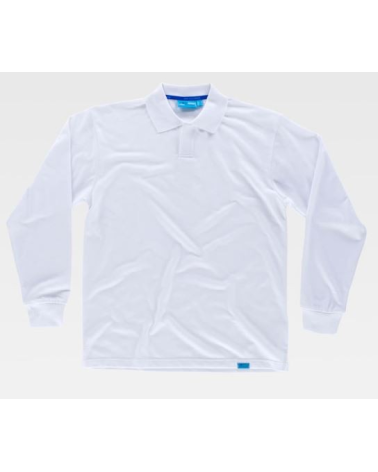 POLO MANGA LARGA ANTIBACTERIANO