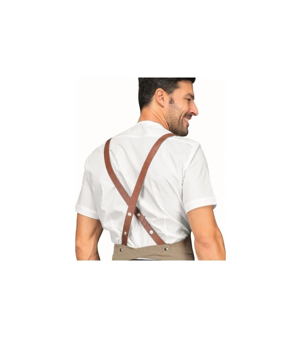 DELANTAL PETO NATURAL C