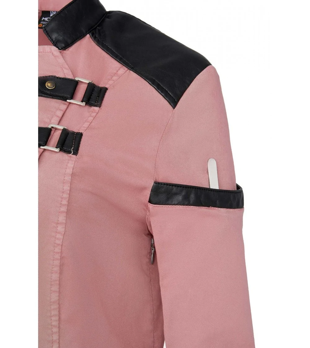 CHAQUETILLA MUJER ROSA FRENTE