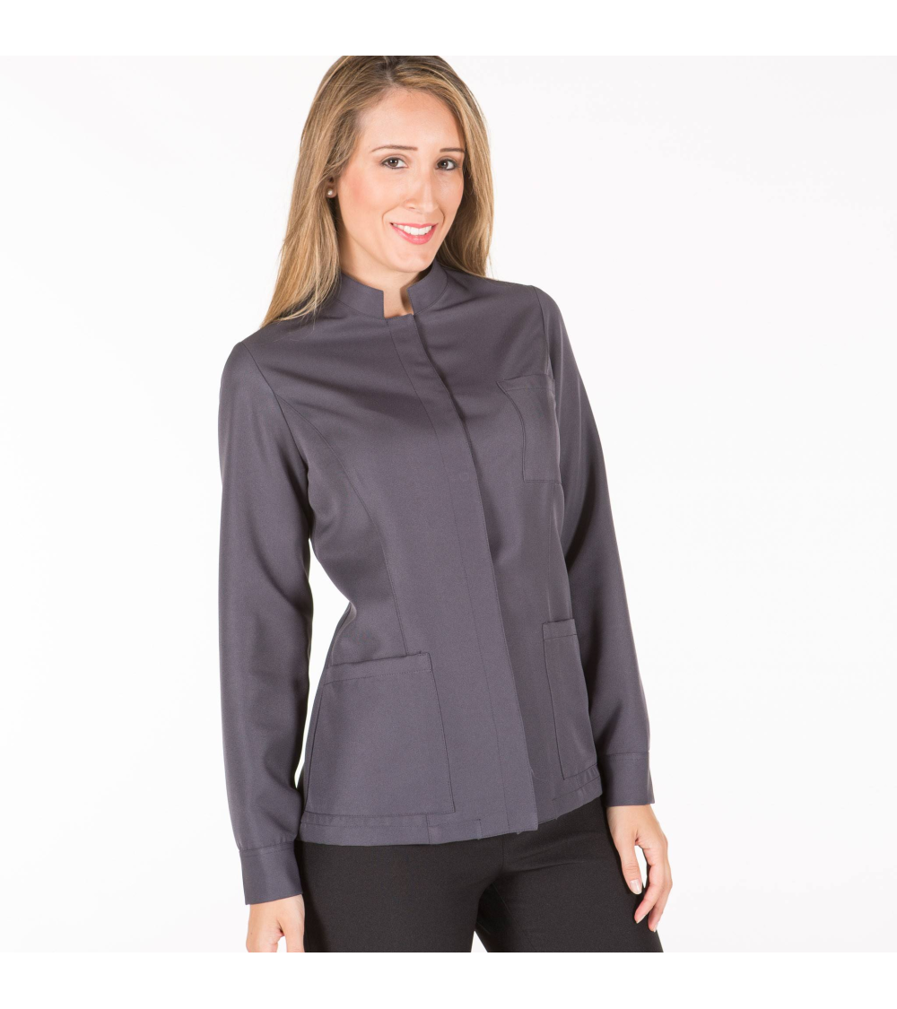 ▷ Chaqueta Mao Mujer 100% Poliester| Azules De Vergara