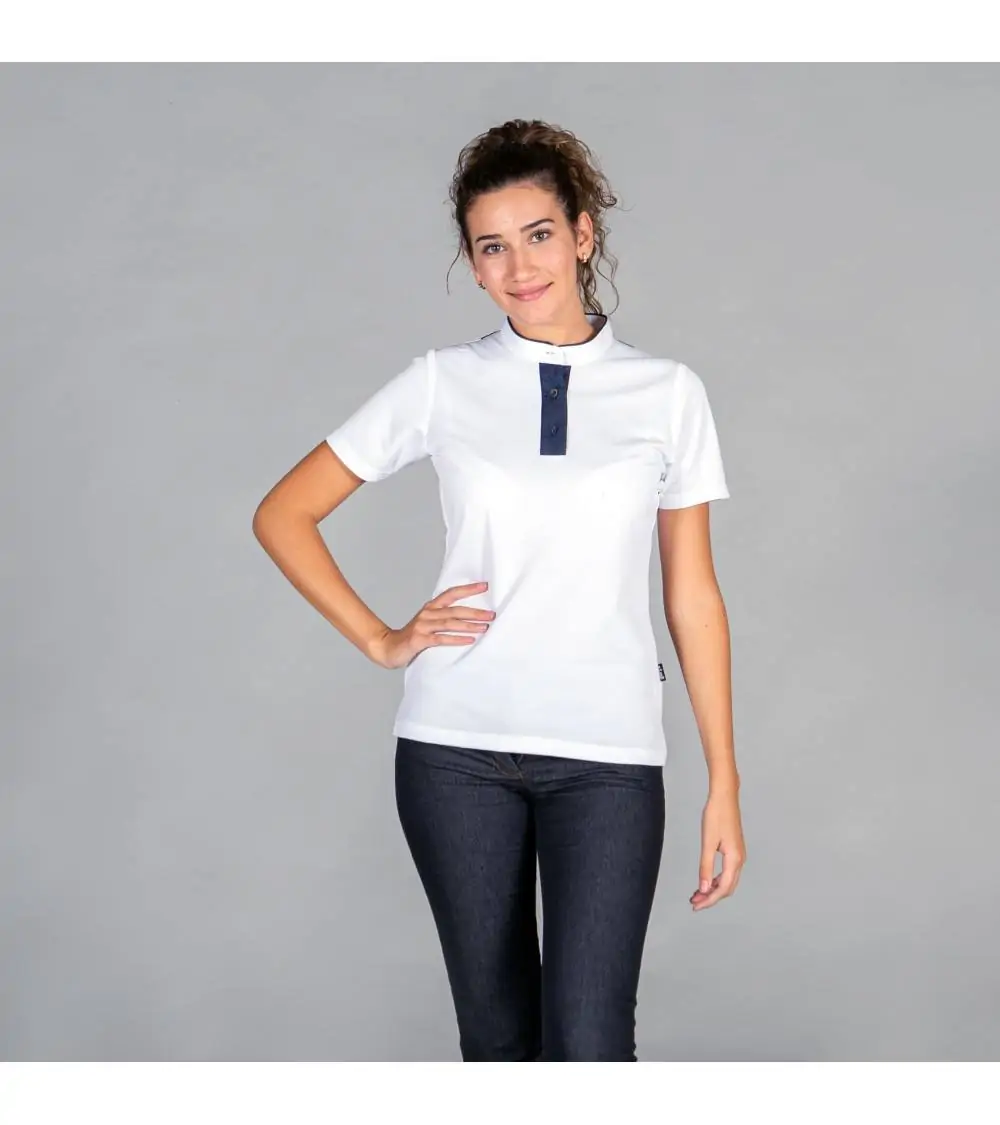 POLO MAO COOLMAX MUJER BLANCO