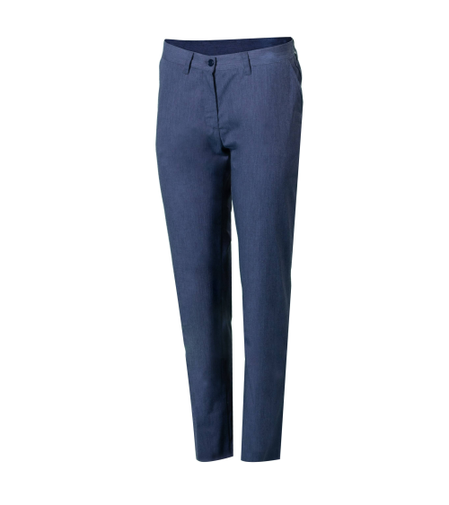 PANTALÓN SLIM FIT MUJER C/153 AZUL PETROLEO