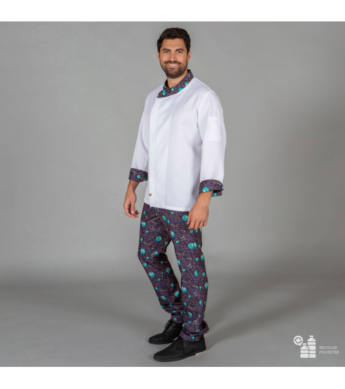 ▷ Pantalón Chef Poliester Reciclado | Azules Vergara