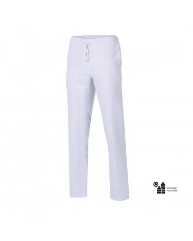 PANTALÓN MICROF RECICLADA BLANCO