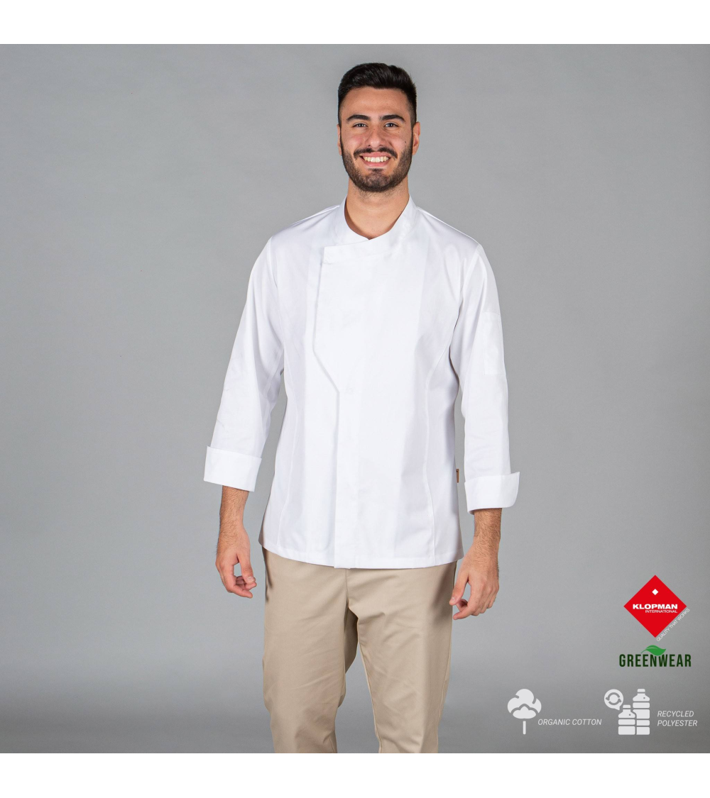 ▷ Chaqueta chef klopman blanca| Vergara