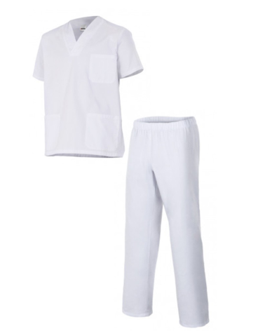 PIJAMA BLANCO DOS PIEZAS