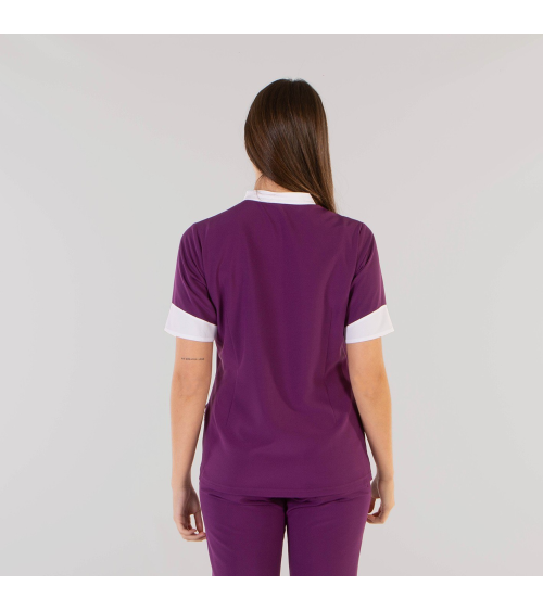 BLUSA MUJER IONES PLATA Morado espalda