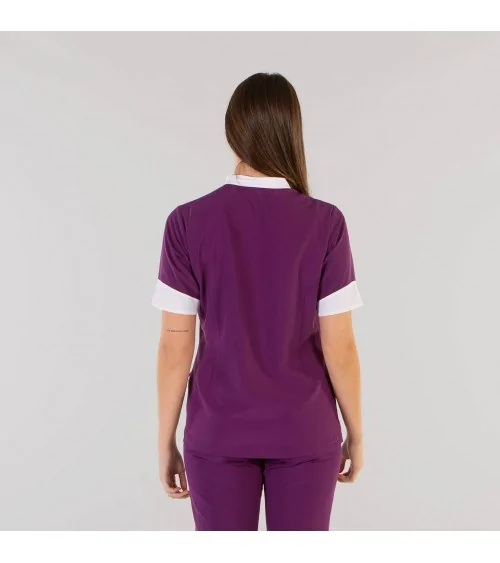 BLUSA MUJER IONES PLATA Morado frente