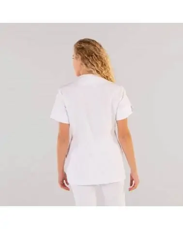 BLUSA ABIERTA IONES PLATA Blanco espalda