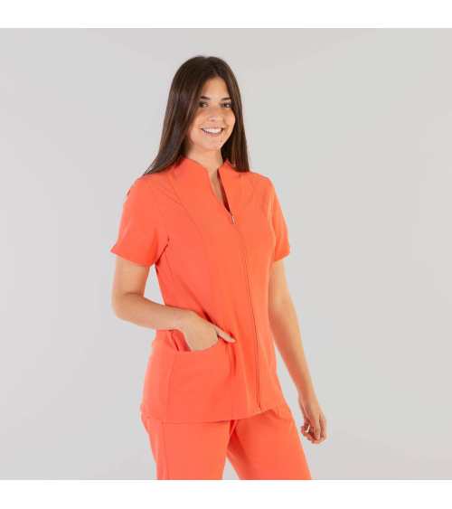 BLUSA ABIERTA IONES PLATA Coral perfil