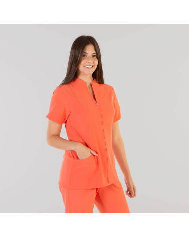 BLUSA ABIERTA IONES PLATA Coral perfil