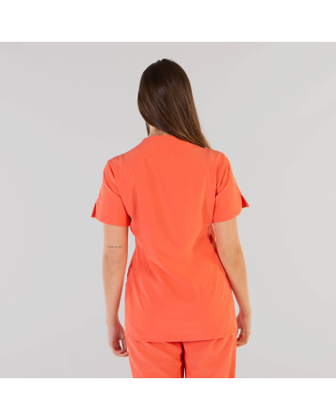 BLUSA ABIERTA IONES PLATA Coral espalda