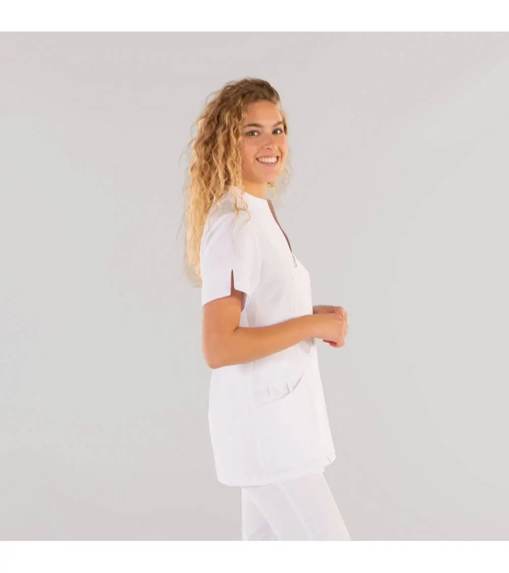 BLUSA ABIERTA IONES PLATA Blanco frente