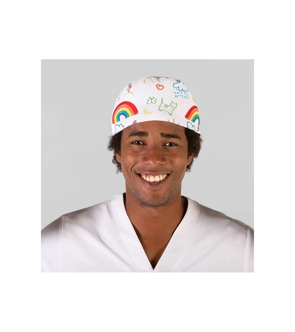 BANDANA SANITARIA ARCOIRIS Frente