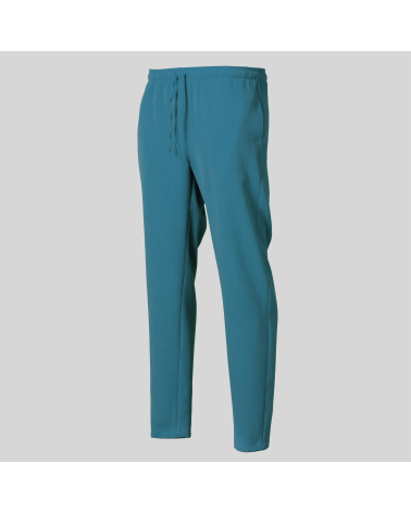 PANTALÓN ASPECTO LINO Verde agua