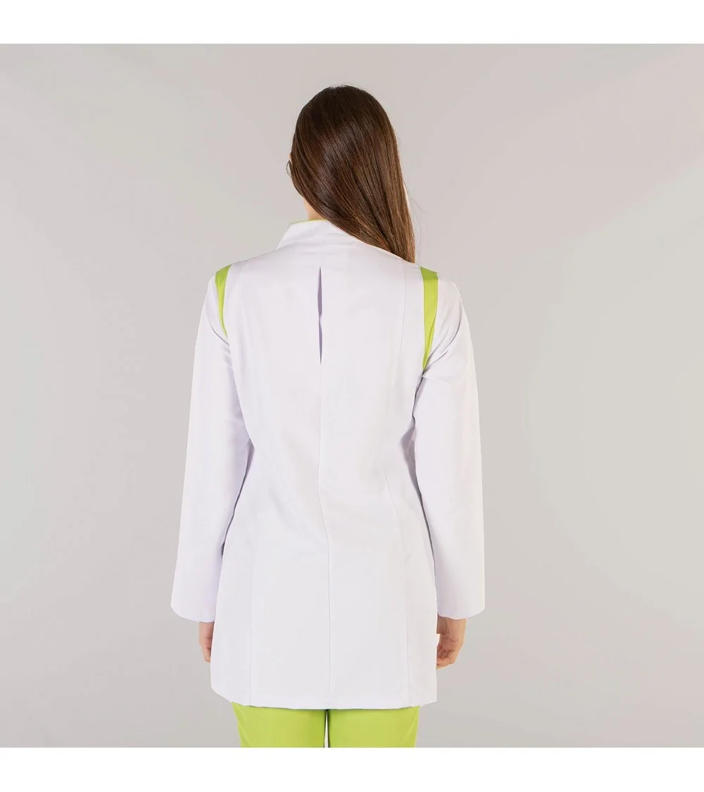 BATA MICROFIBRA MUJER Pistacho frente