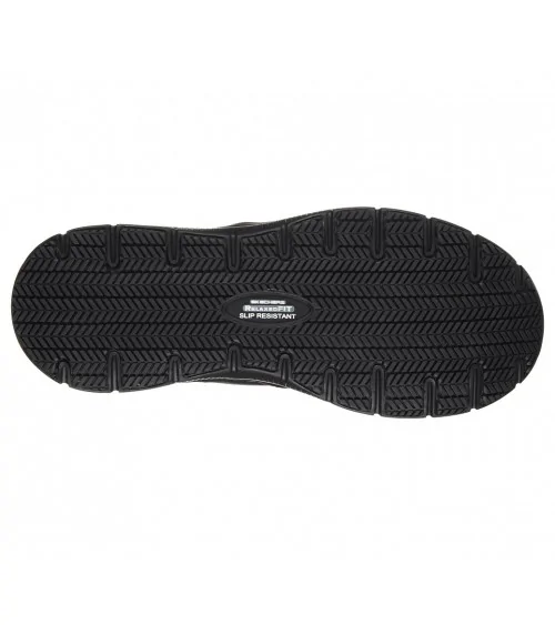 Mocasin Casual Hombre Skechers Negro Perfil