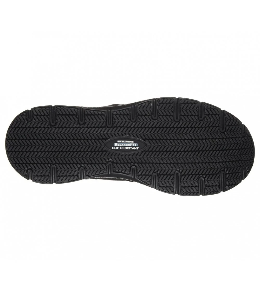 Mocasin Casual Hombre Skechers Negro Perfil